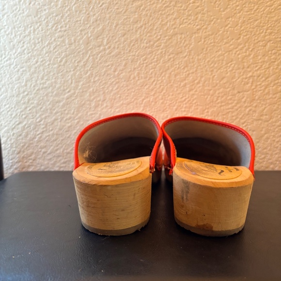 PINK Patent Leather 38 7.5 Clogs Genuine LOTTAS Lotta from Stockholm Sweden - Picture 3 of 11